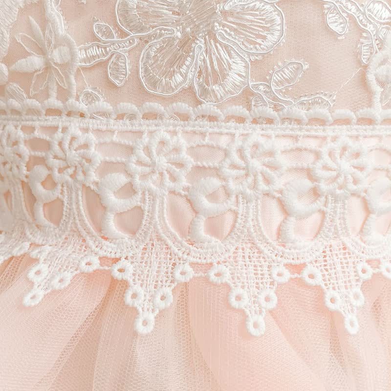 Mesh Lace Edge Sleeveless Short Dresses - image 3