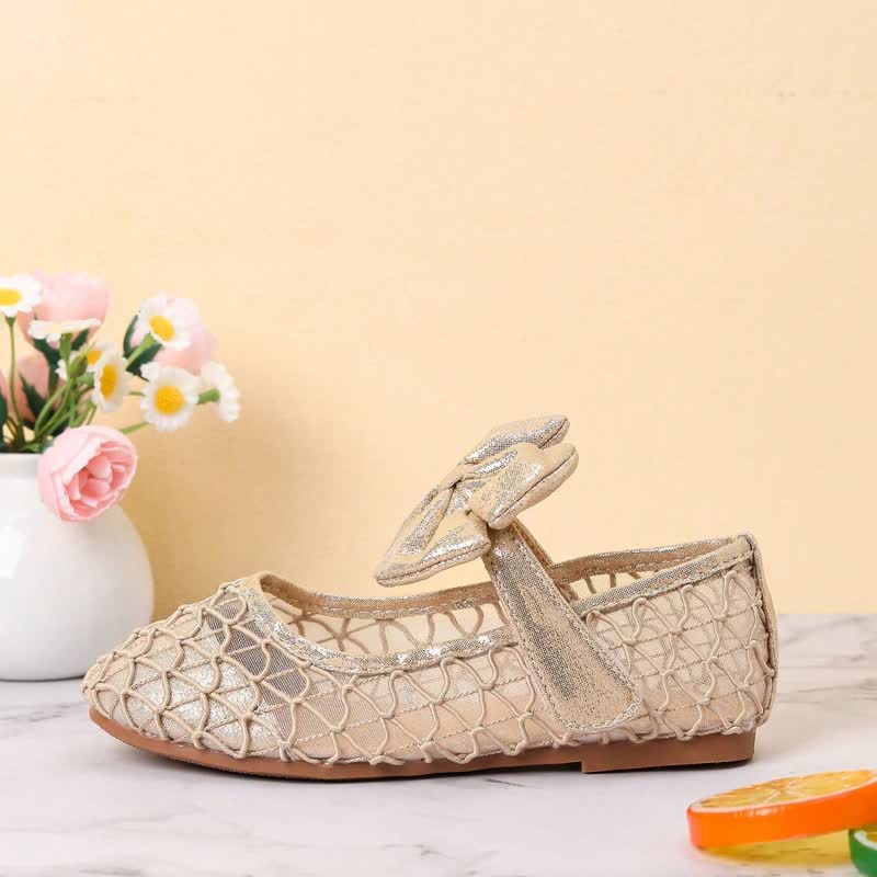 Solid Bow Round Toe Flats - image 6