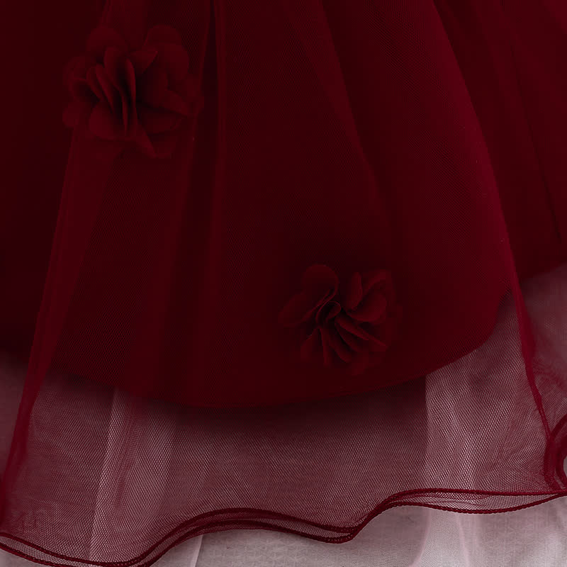 Mesh Rosette Sleeveless Midi Dresses - image 9