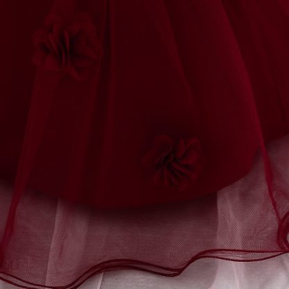 Mesh Rosette Sleeveless Midi Dresses - image 9