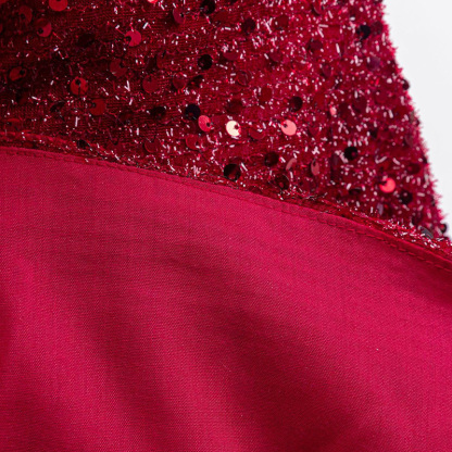 Glitter Rosette Sleeveless Midi Dresses - image 7