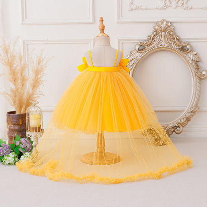 Mesh Rosette Sleeveless Midi Dresses - image 4