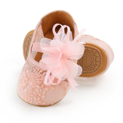 Solid Rosette Round Toe Flats - image 14
