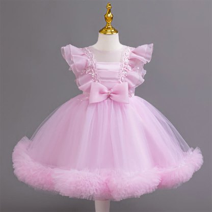 Organza Lace Bow Sleeveless Midi Dresses - image 13