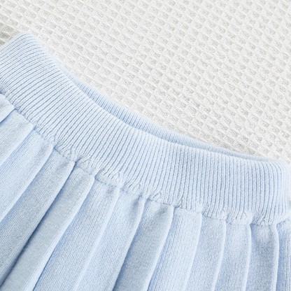 [Archive Sale] Yarn/wool Yarn Embroidery Long Sleeve Regular Two-piece Set - image 11