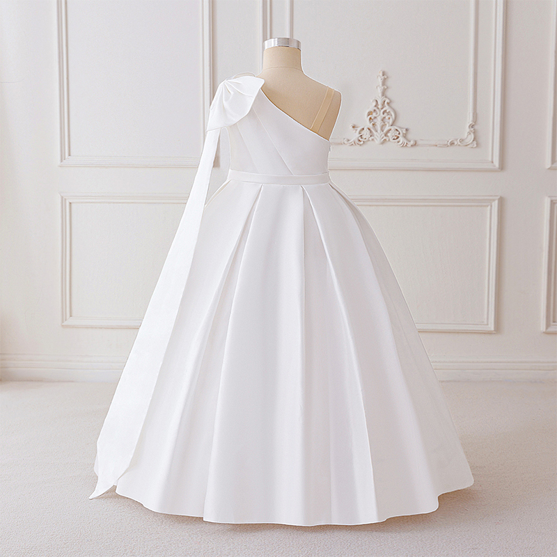 Satin Bow Sleeveless Maxi Dresses - image 14