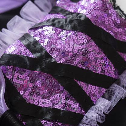 Mesh Bow Short Sleeve Midi Dresses - image 5