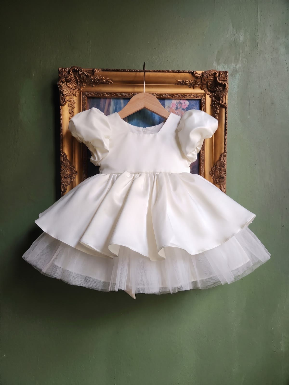 Satin Bow Short Sleeve Midi Dresses - image 7