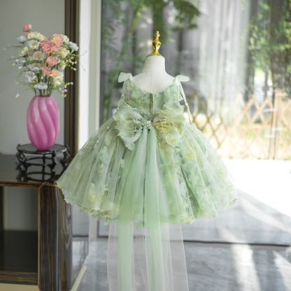 Chemical Fiber Blend Pearl Rosette Sleeveless Midi Dresses  - image 6