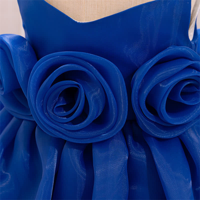 Organza Rosette Sleeveless Shorts Dresses - image 31
