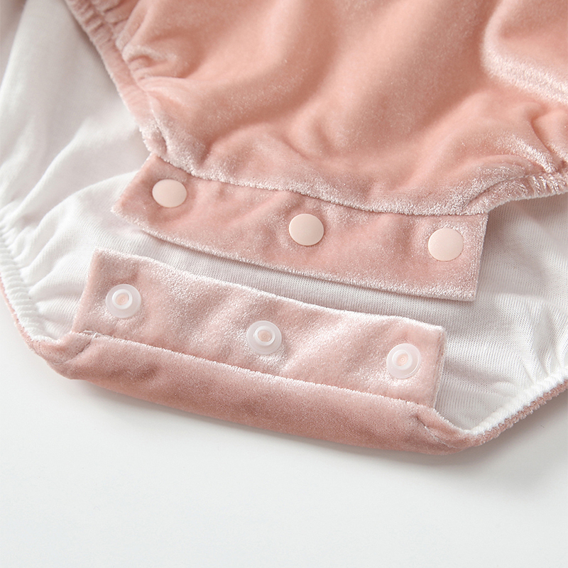 [Archive Sale] Velvet Bow Long Sleeve Regular Bodysuit - image 6