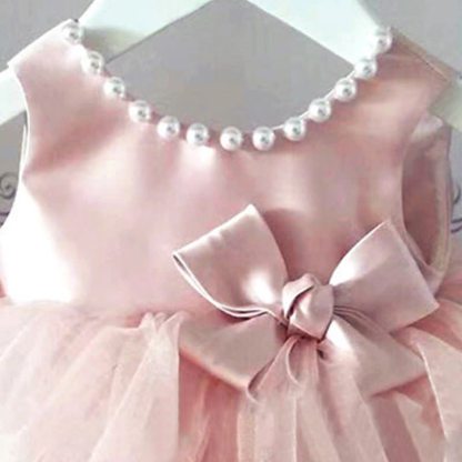 Satin Bow Sleeveless Midi Dresses - image 3