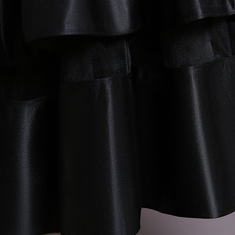 Satin Split Joint Sleeveless Midi Dresses - image 20