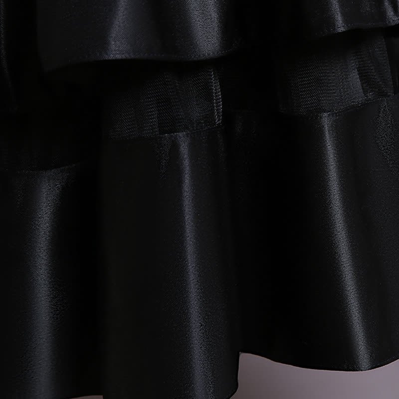 Satin Split Joint Sleeveless Midi Dresses - image 20