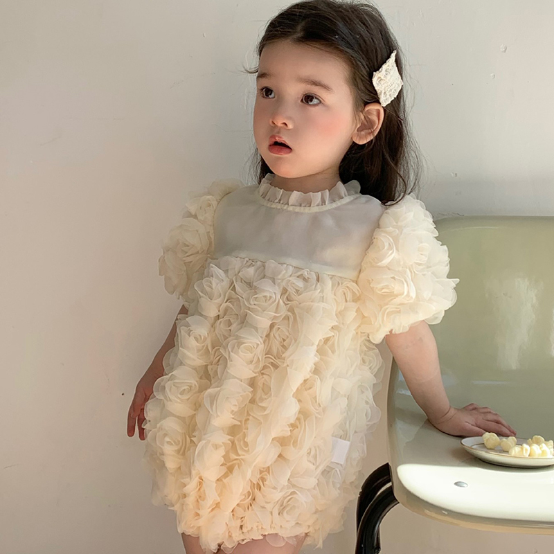 Cotton Rosette Short Sleeve Regular Bodysuit - image 16