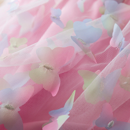 Mesh Butterfly Sleeveless Midi Dresses - image 10