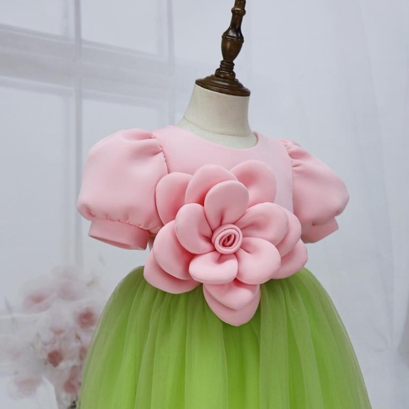 [Archive Sale] Scuba Knit Rosette Short Sleeve Midi Dresses - image 8