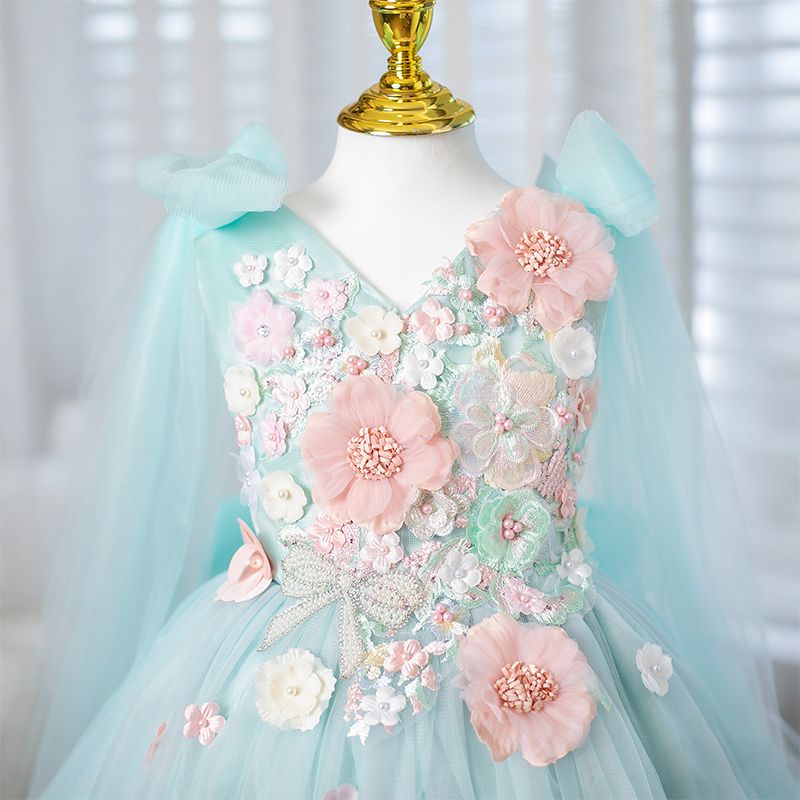 Mesh Rosette Bow Sleeveless Midi Dresses - image 5