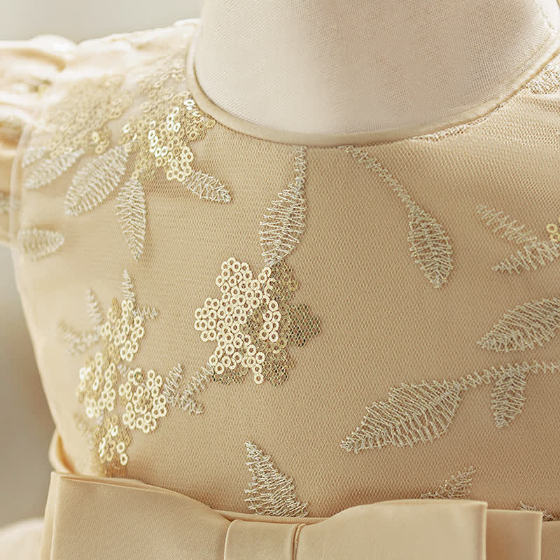 Jacquard Bow Maxi Dresses - image 4
