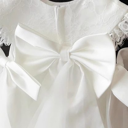   Lace Bow Sleeveless Midi Dresses - image 5