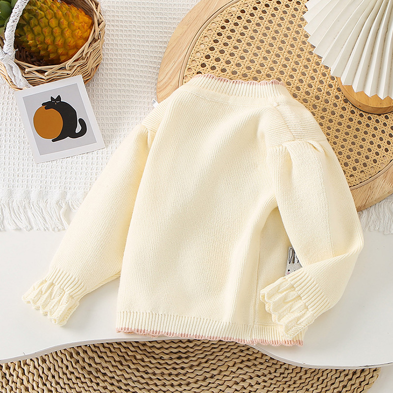 Knitting Embellished Long Sleeve Regular Two-piece Set - image 13