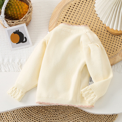 Knitting Embellished Long Sleeve Regular Two-piece Set - image 13