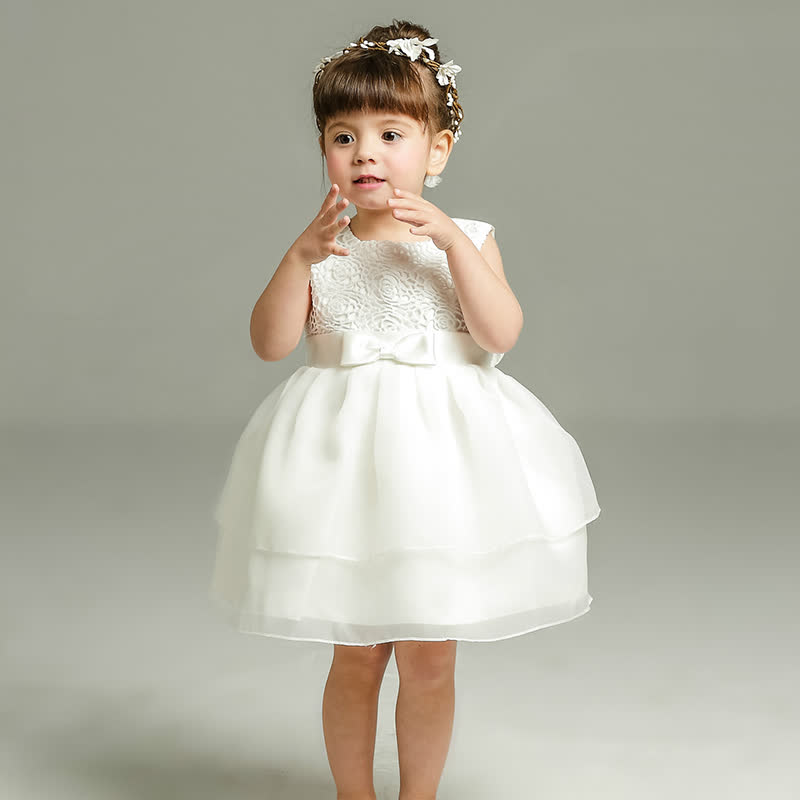 Mesh Bow Sleeveless Midi Dresses - image 4