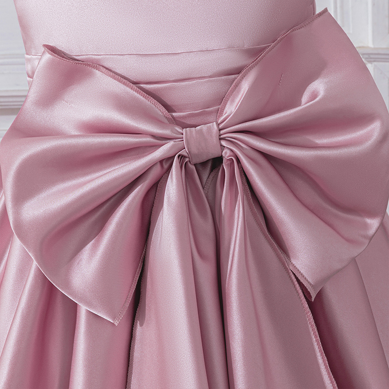 Satin Bow Sleeveless Midi Dresses - image 7