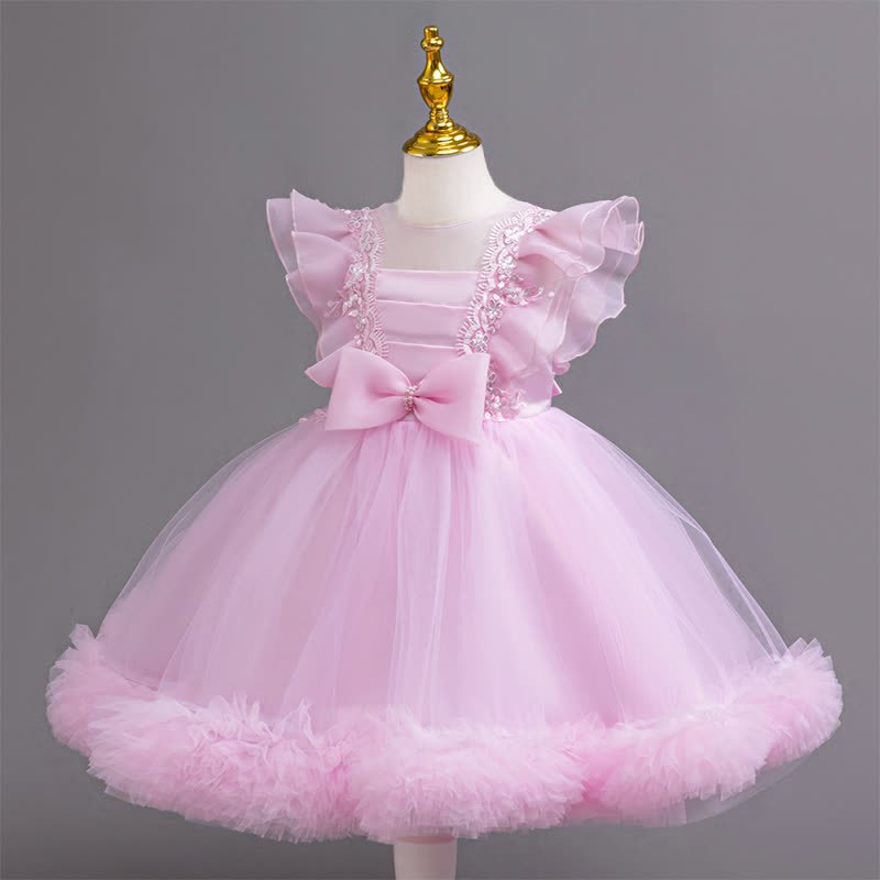 Organza Lace Bow Sleeveless Midi Dresses - image 14