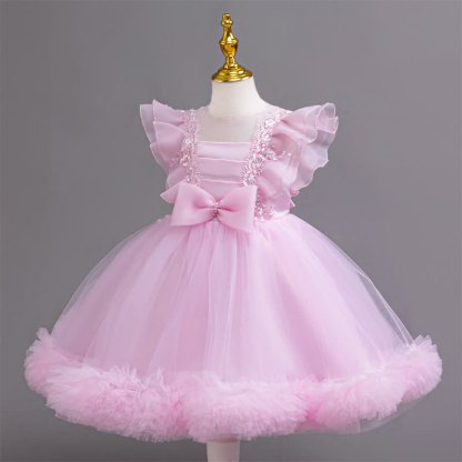 Organza Lace Bow Sleeveless Midi Dresses - image 14