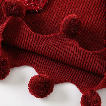 Knitwear Bow Long Sleeve Regular Two-piece Set - image 8