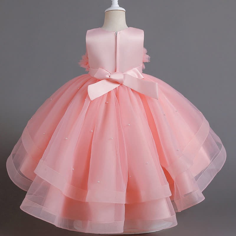 [Archive Sale] Mesh Beaded Sleeveless Maxi Dresses - image 3