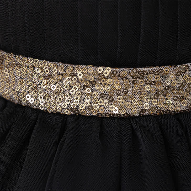 Mesh Bow Sequins Sleeveless Maxi Dresses - image 24