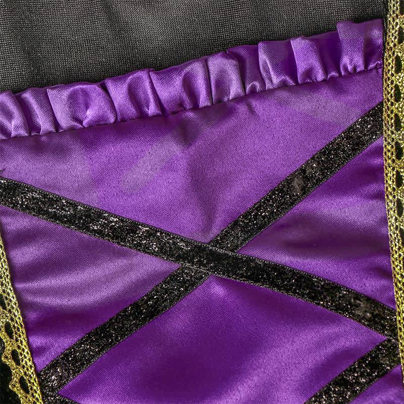 Satin Halloween Painting Maxi Dresses - image 9