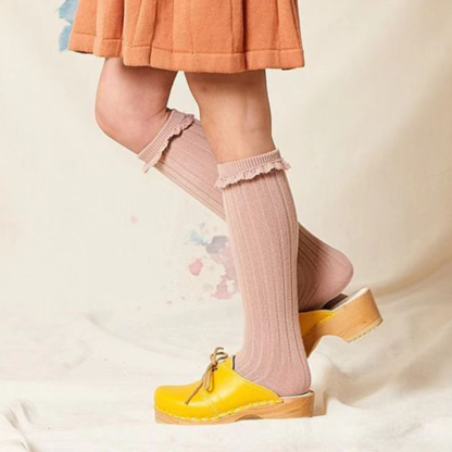 Solid Braided Design Socks - image 11