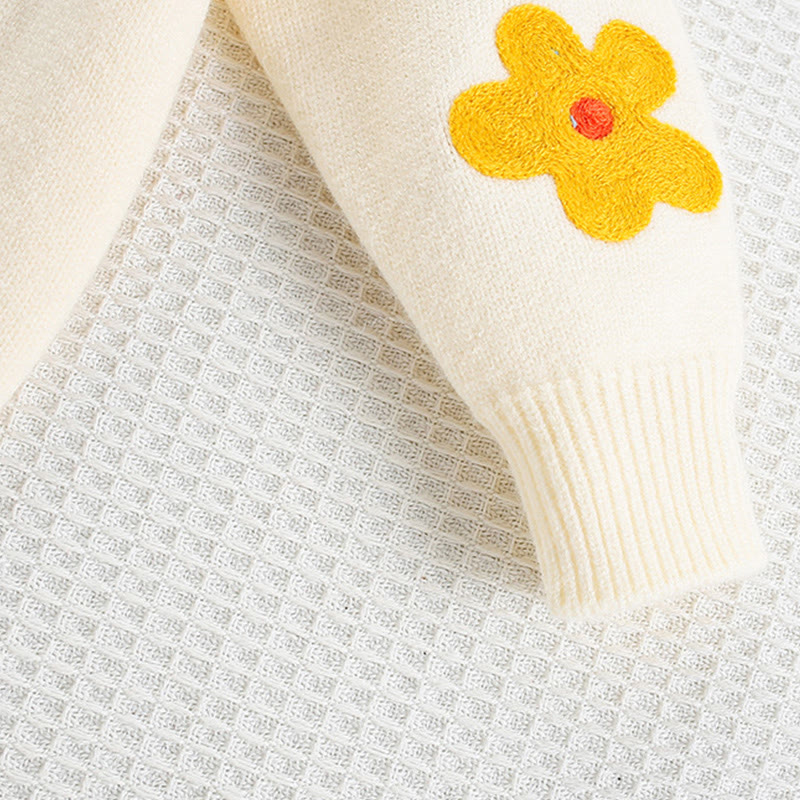 [Archive Sale] Yarn/wool Yarn Embroidery Long Sleeve Regular Two-piece Set - image 6