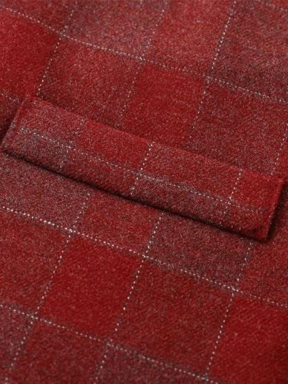 Cotton Bow Long Sleeve Regular 3-piece Formal Suit - image 42