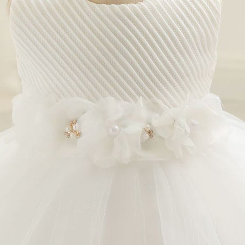 Mesh Rosette Sleeveless Midi Dresses - image 4