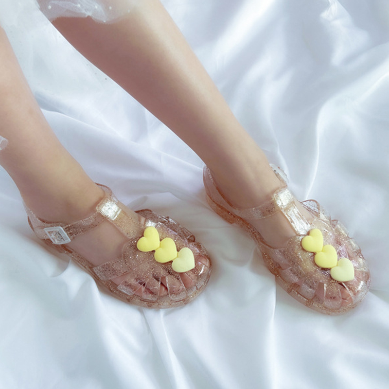 Solid Embellished Round Toe Sandals - image 30