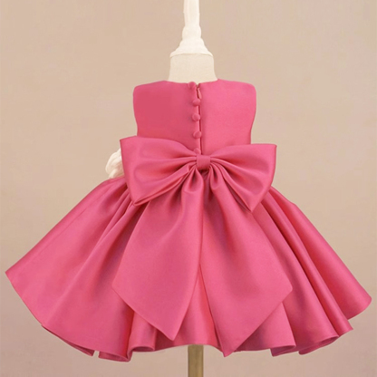 Satin Rosette Sleeveless Midi Dresses - image 3