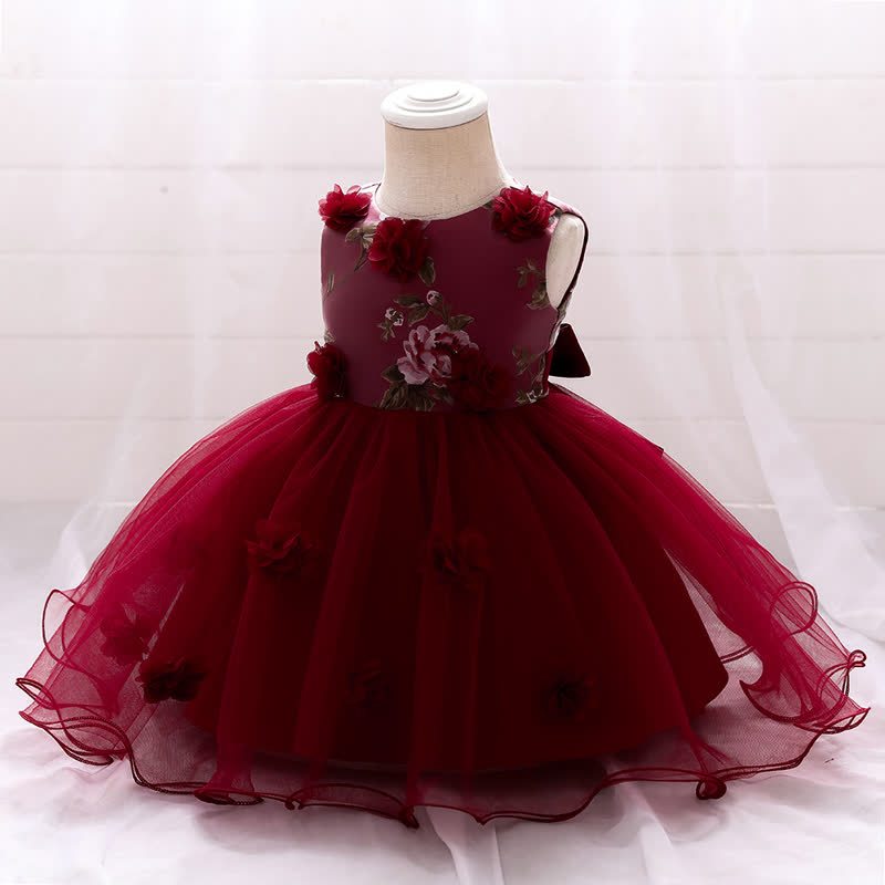 Mesh Rosette Sleeveless Midi Dresses - image 5