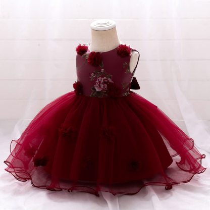 Mesh Rosette Sleeveless Midi Dresses - image 5