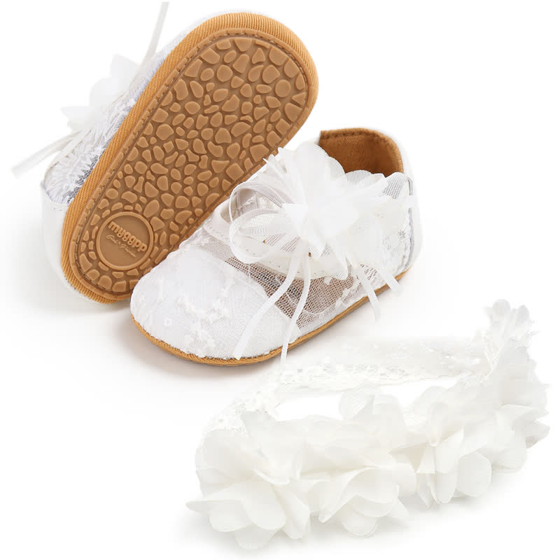 Solid Rosette Round Toe Flats - image 27