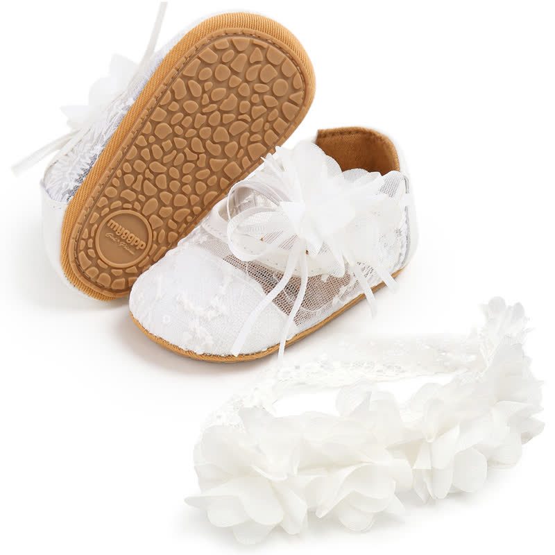 Solid Rosette Round Toe Flats - image 27