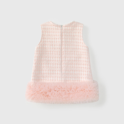 Woolen Fleece Embellished Sleeveless Regular Dresses&two-piece Set - image 13