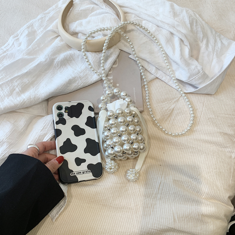 Solid With Pearls Bags - image 8