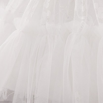 Lace Ruched Short Sleeve Midi Dresses - image 5