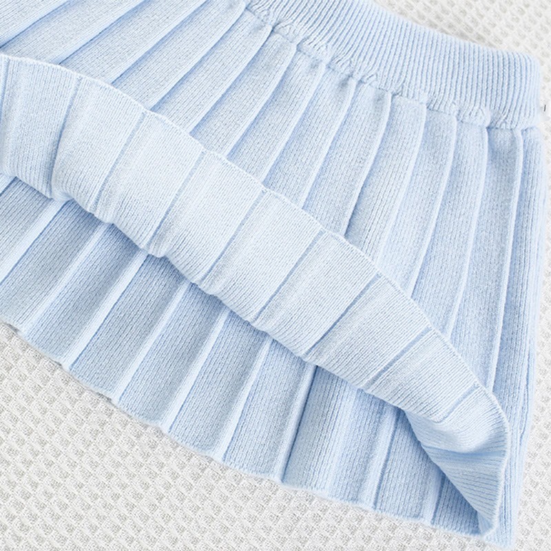 [Archive Sale] Yarn/wool Yarn Embroidery Long Sleeve Regular Two-piece Set - image 13