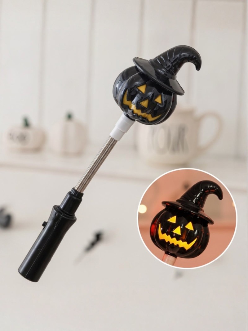 Halloween Magic Wand - Black Hat Pumpkin - 25cm - image 4