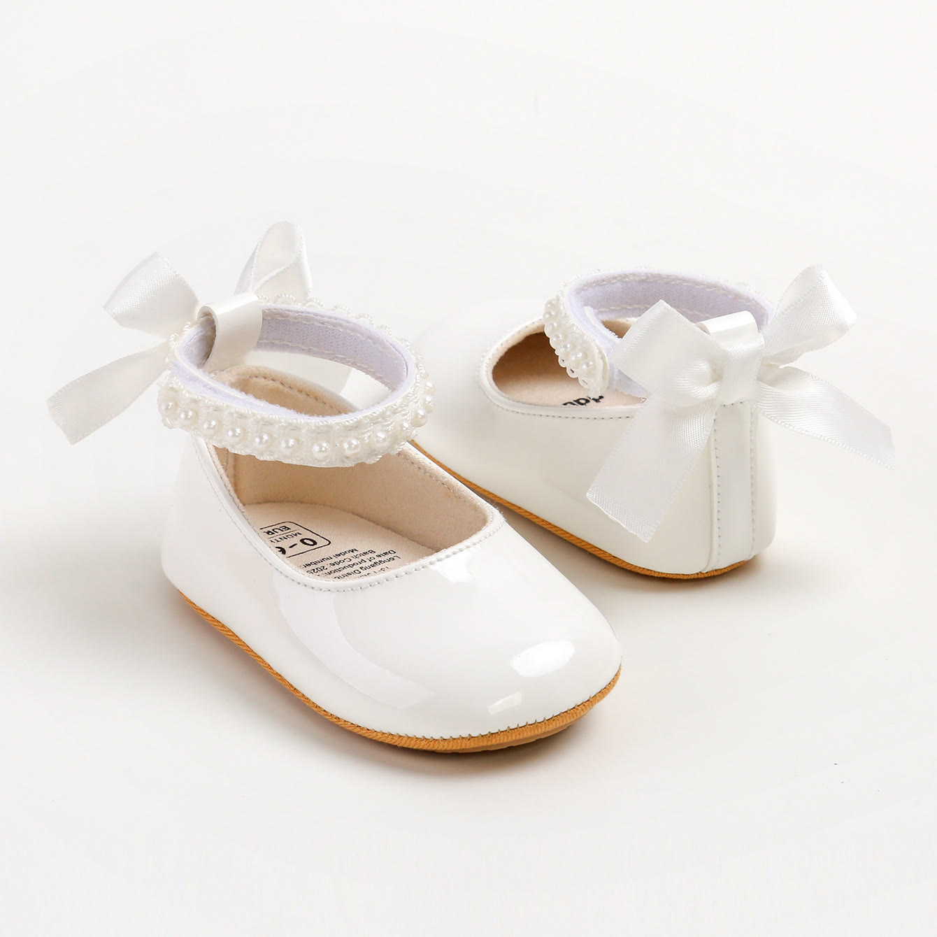 Solid Pearl Round Toe Mary Janes - image 9